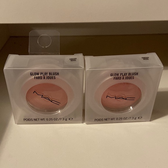 MAC Glow Play Blush NIB Cheeky Devil x2 - Picture 2 of 2